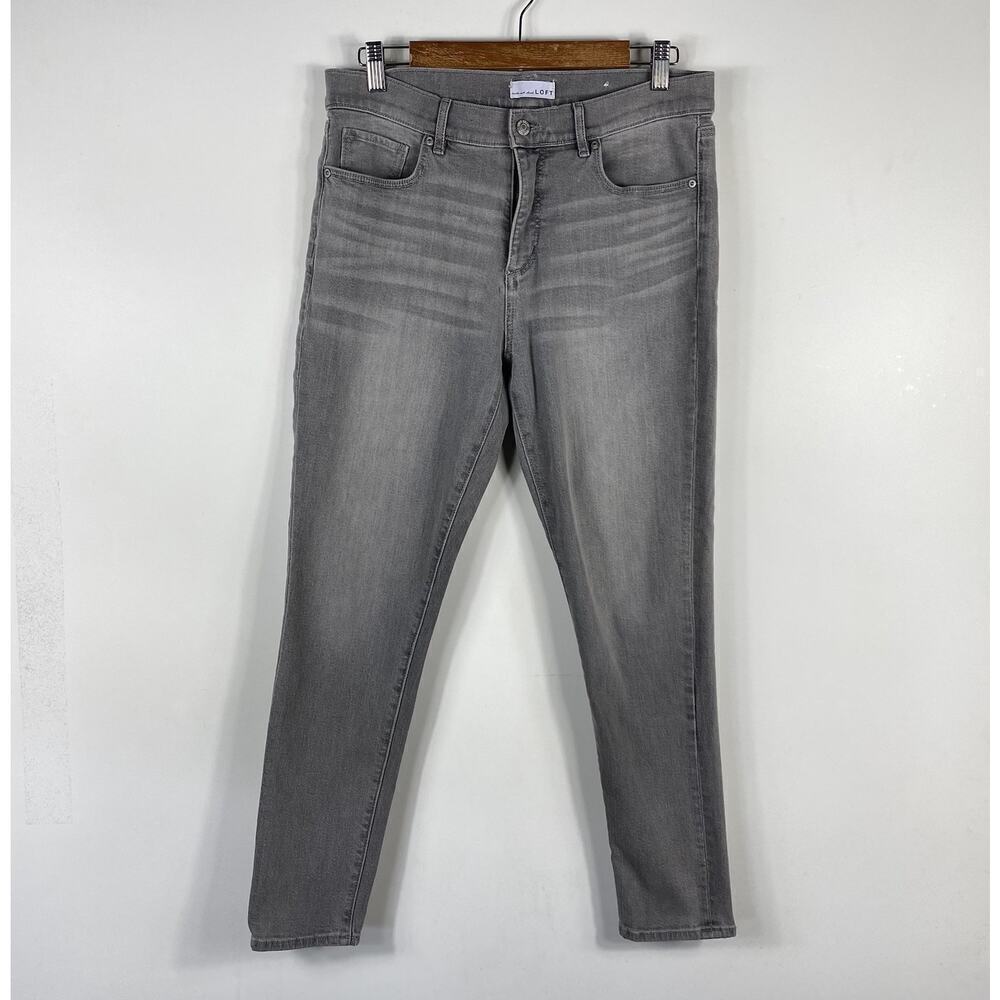 Ann Taylor LOFT Size 8 29 Skinny Jeans Gray